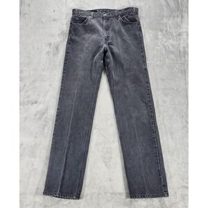 Vintage Levis 505 Jeans Mens 36x34 Charcoal Gray Regular Fit Straight Leg 90s
